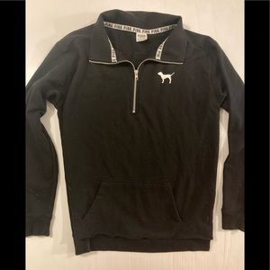 PINK Victoria’s Secret black xs pullover